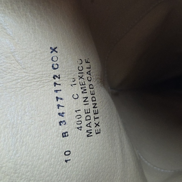 Frye Melissa Double Sole Button Lug Tall Brown Leather Women's Boots - Picture 14 of 16